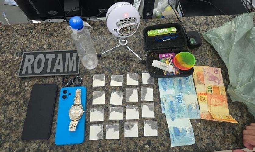 Três presos por tráfico em operação da Polícia Municipal