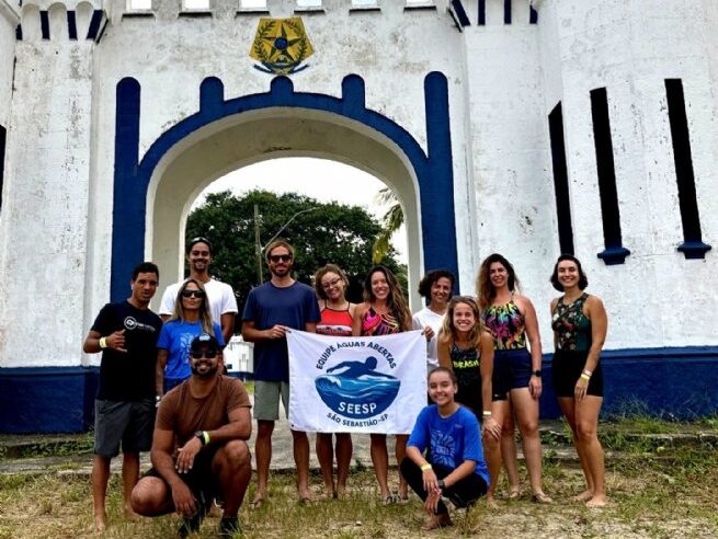 São Sebastião conquista medalha de prata no Circuito Paulista de Travessias Aquáticas