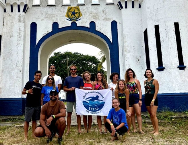 São Sebastião conquista medalha de prata no Circuito Paulista de Travessias Aquáticas