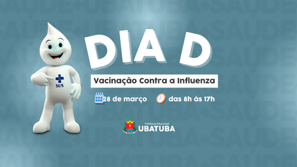 Vacinação contra Influenza em Ubatuba no sábado