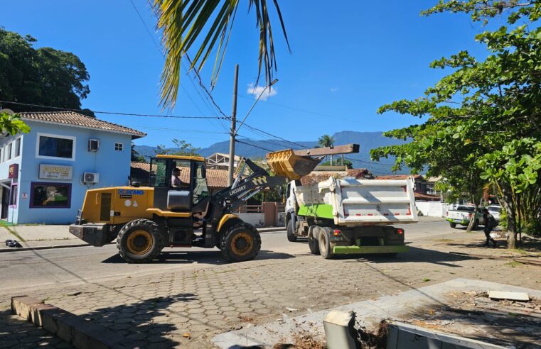 Ilhabela reorganiza orla da Praia do Perequê