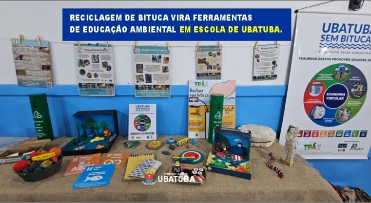 Bitucas de cigarro se transformam em ferramenta educativa