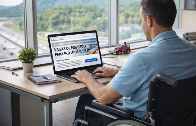 64 vagas de emprego para PcD no litoral de SP