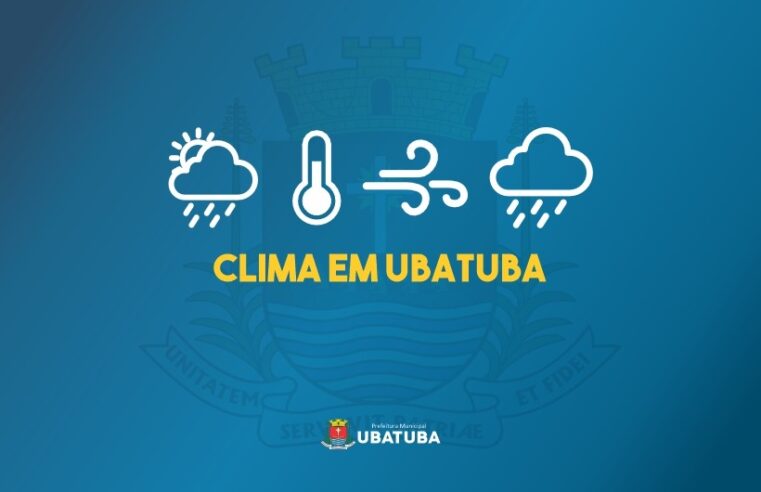 Chuva intensa atinge Ubatuba e áreas mais vulneráveis