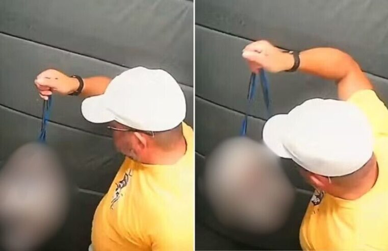 GCM aposentado agride cachorro em Praia Grande