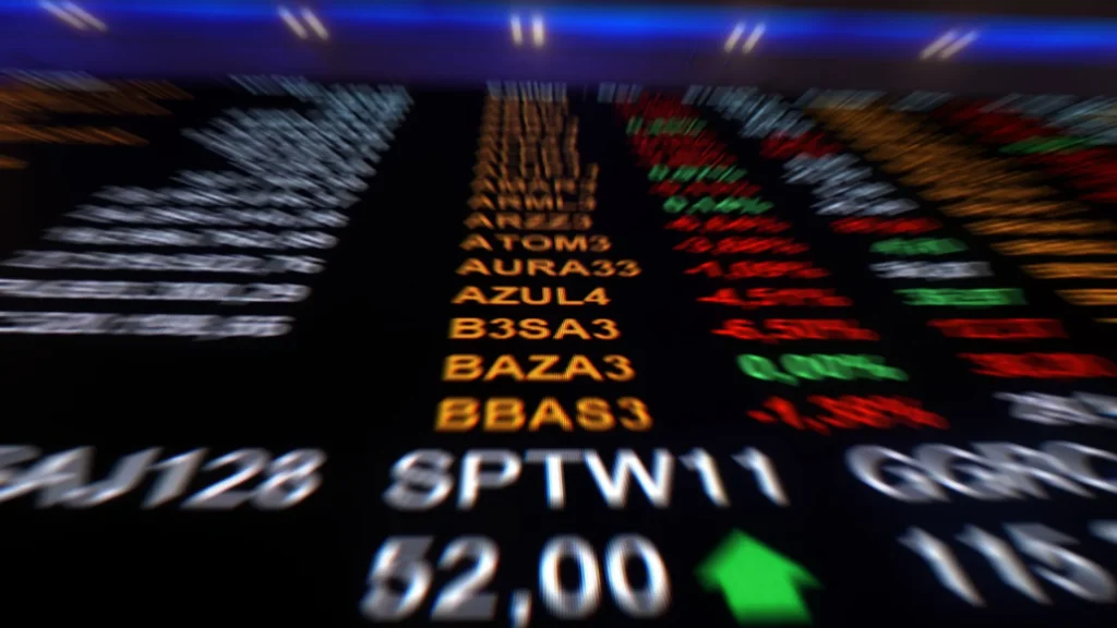 Bolsa sobe em alta com negociações sobre guerra no Irã