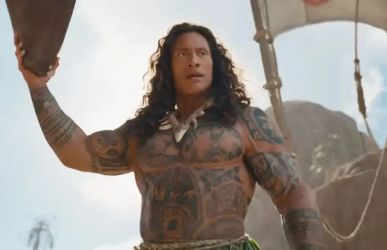 Live-action de 'Moana', com The Rock como Maui, ganha trailer oficial