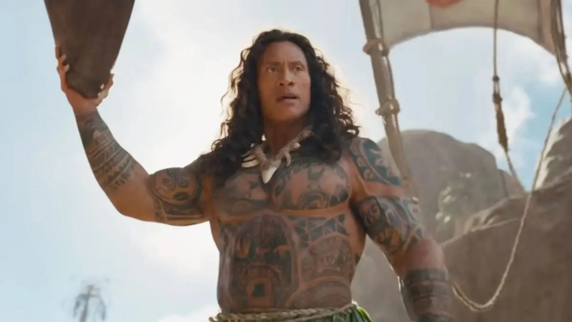 Live-action de 'Moana', com The Rock como Maui, ganha trailer oficial