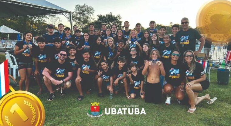 Ubatuba conquista 36 medalhas em torneio regional de natação