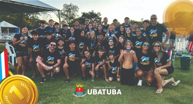 Ubatuba conquista 36 medalhas em torneio regional de natação