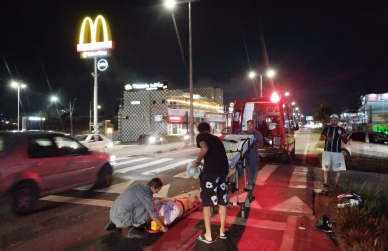 Mulher de 25 anos sofre acidente em Caraguatatuba