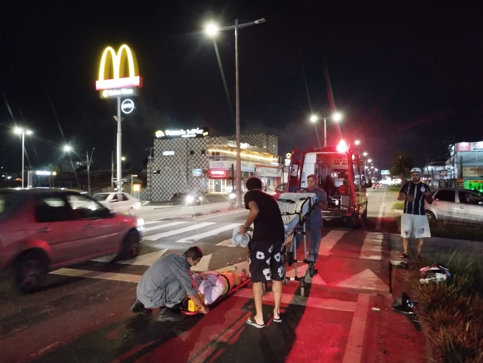 Mulher de 25 anos sofre acidente em Caraguatatuba