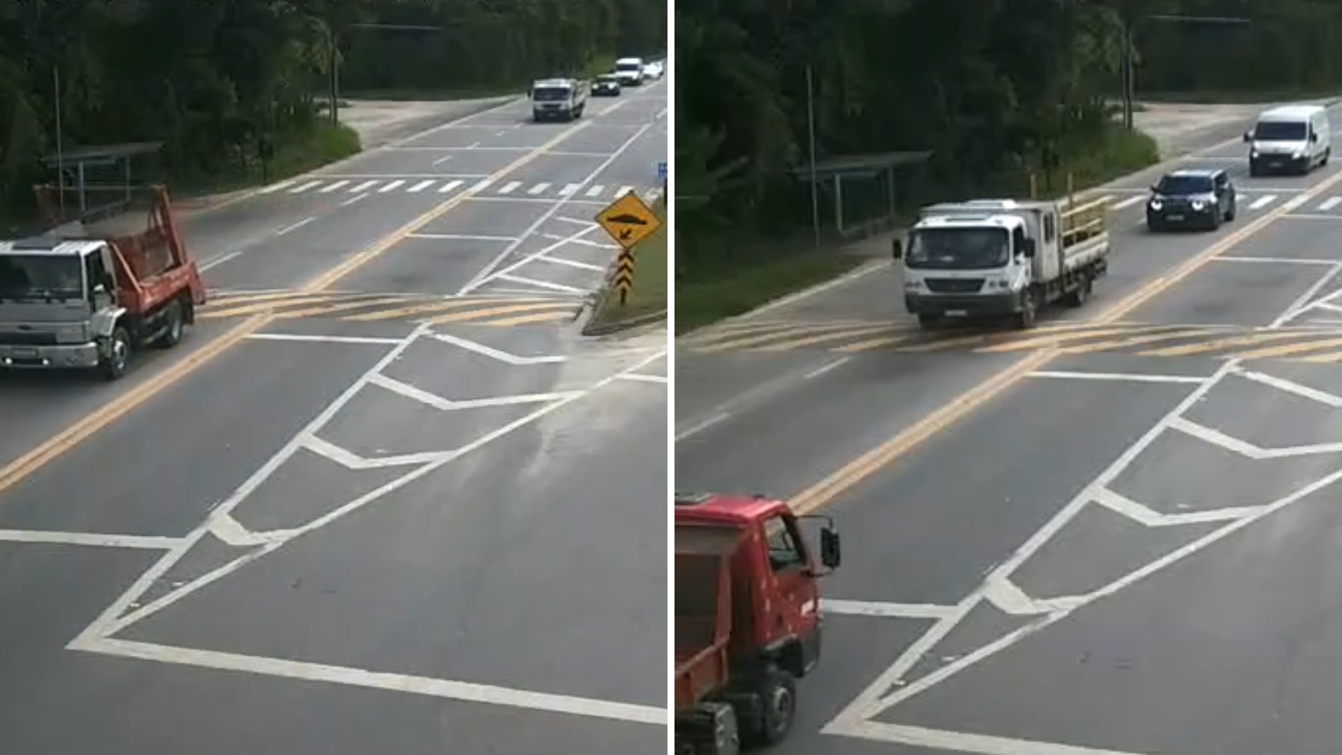 Tráfego intenso na rodovia Rio-Santos entre Bertioga e São Sebastião