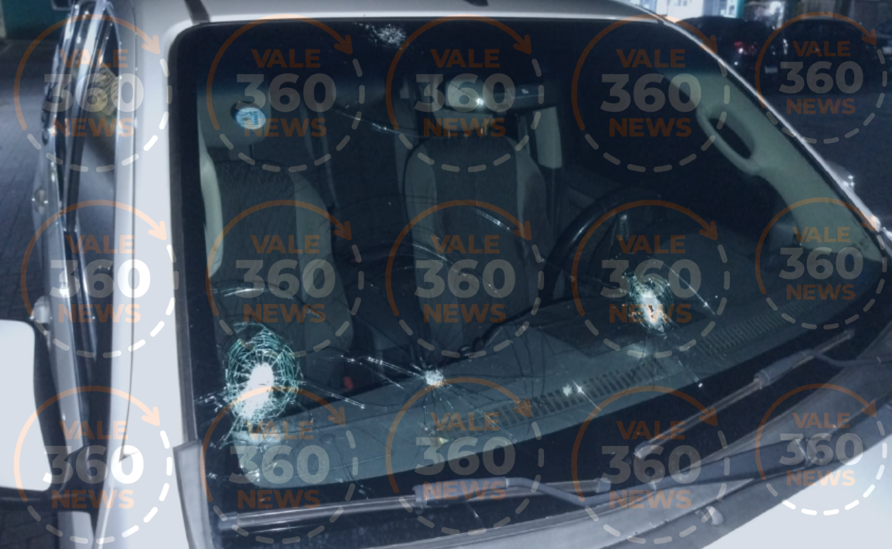 Motorista baleado em Taubaté é atingido dentro de caminhonete