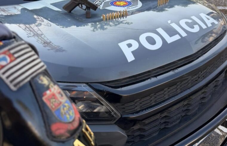 GCM é detido após abordagem policial e apreensão de arma