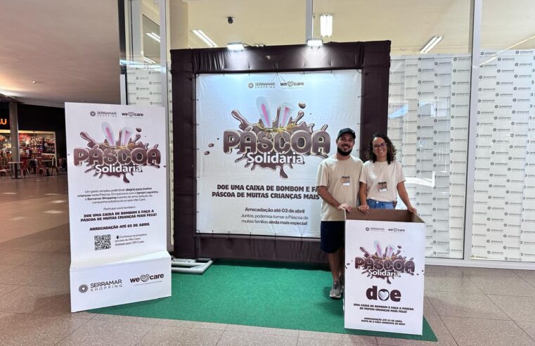 Serramar Shopping arrecada caixas de bombom para crianças carentes