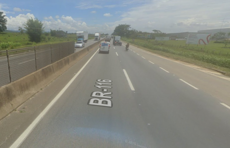 Pedestre morre na Dutra após ser atingido por moto e atropelado por caminhão