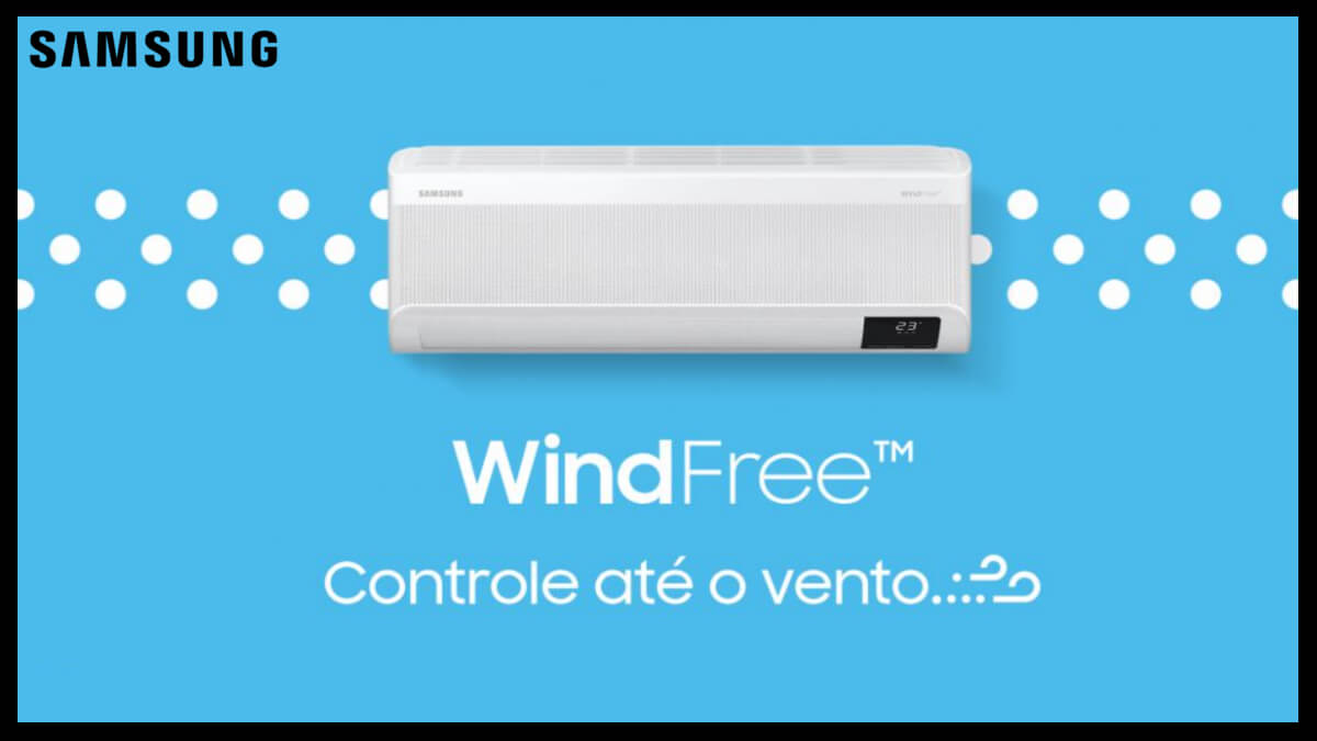 Oferta Semana do Consumidor: ar condicionado Samsung WindFree com desconto de 47%