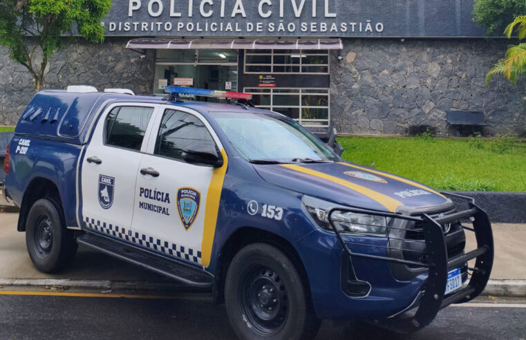 Policia Municipal prende suspeito de violência doméstica em São Sebastião