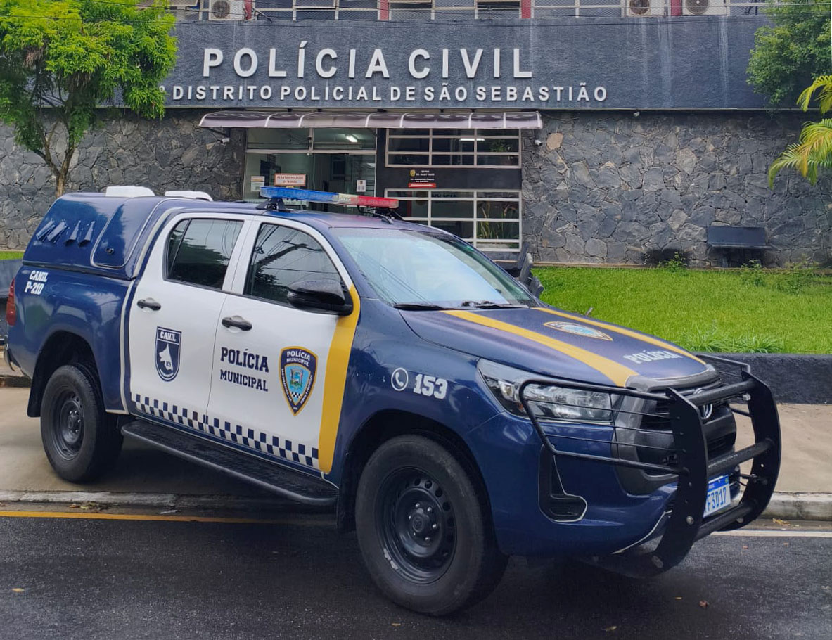 Policia Municipal prende suspeito de violência doméstica em São Sebastião