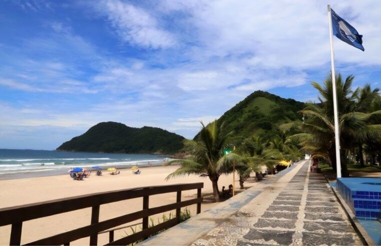Praia do Tombo é recordista de selo Bandeira Azul no Guarujá