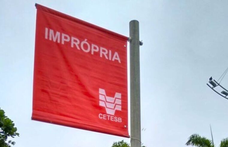 5 praias de São Vicente são impróprias para banho