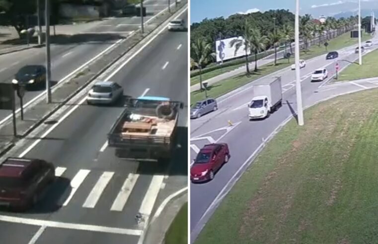 Tráfego intenso afeta viagem na rodovia Rio-Santos entre Bertioga e São Sebastião