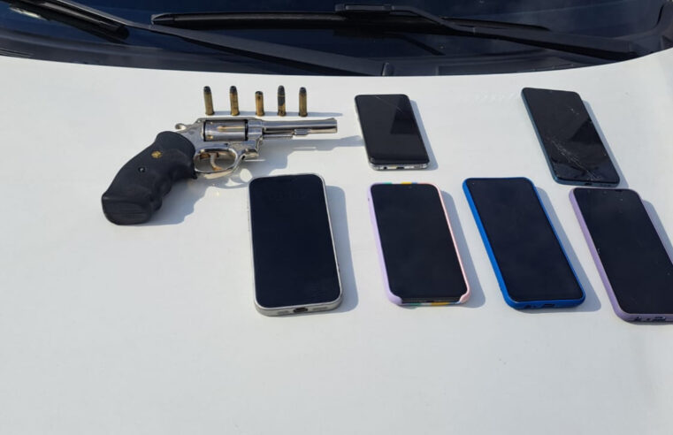 GCM prende casal por porte ilegal de arma em Caraguatatuba