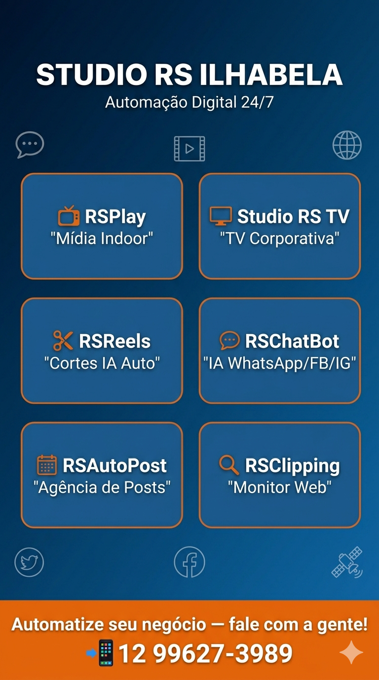 Studio RS Ilhabela Lança Linha Completa de Automação Digital para Negócios do Litoral Norte