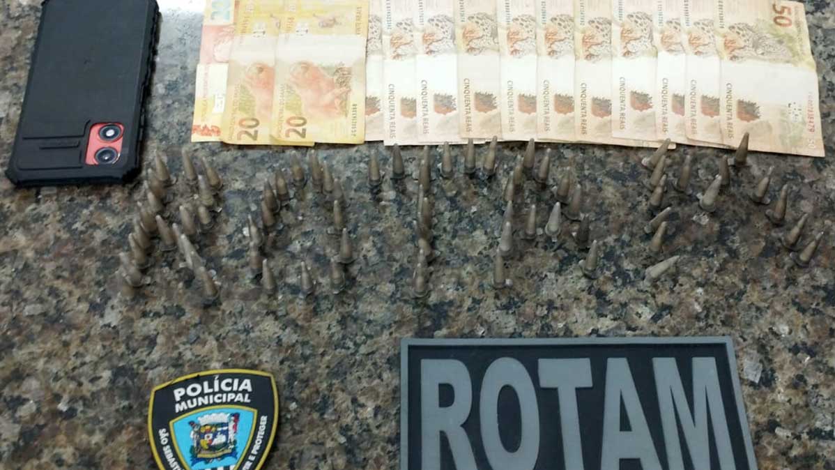 Polícia Municipal apreende drogas e prende suspeito em São Sebastião