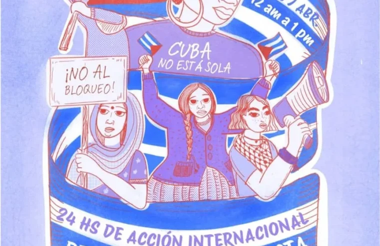 Marcha Mundial das Mulheres apoia resistência cubana a bloqueio estadunidense