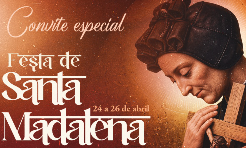 Festa de Santa Madalena será realizada de 24 a 26 de abril no Campo do Galera