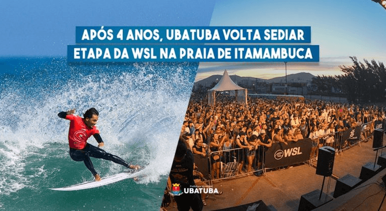 Após 4 anos, Ubatuba volta sediar etapa da WSL