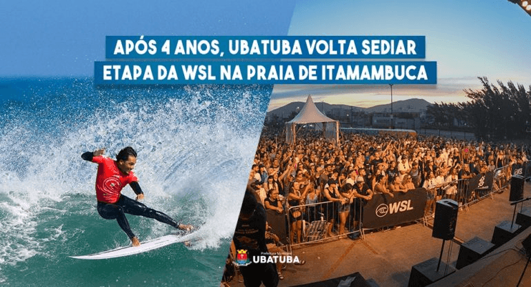 Após 4 anos, Ubatuba volta sediar etapa da WSL