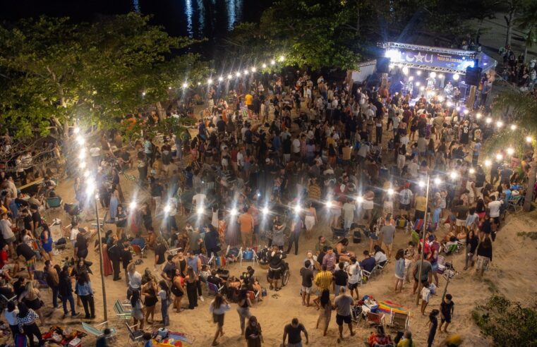 Luau na Enseada anima São Sebastião com música e forró
