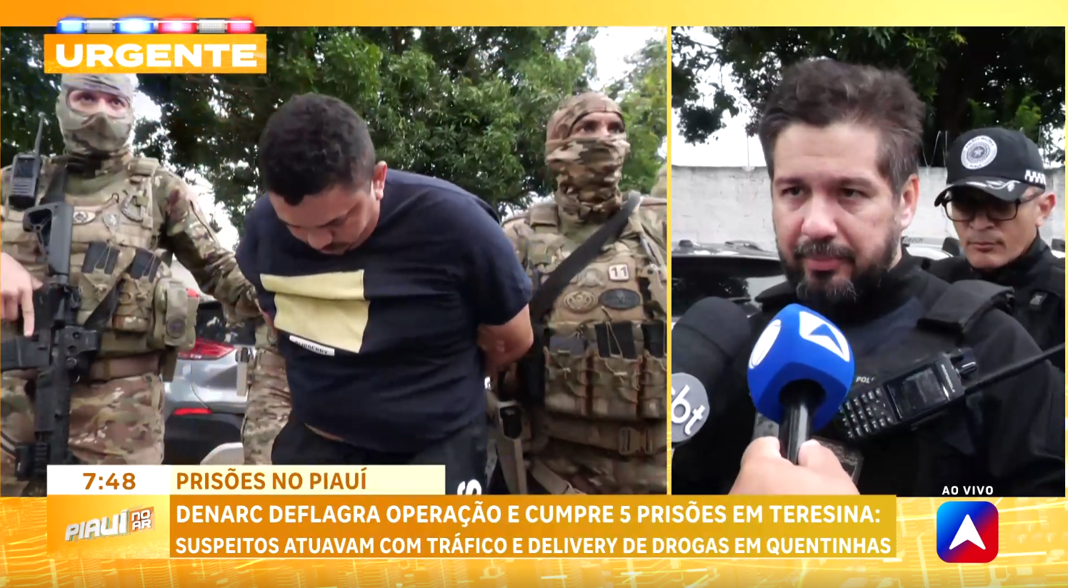 Lider do Comando Vermelho preso em Teresina