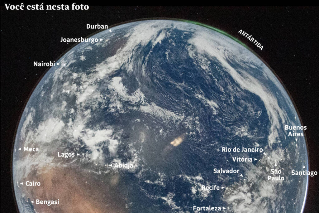 Cidades do Litoral Norte aparecem em fotos da Artemis 2