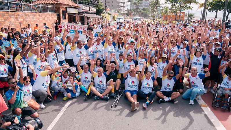 Bertioga recebe Caminhada Inclusiva com milhares de participantes este fim de semana