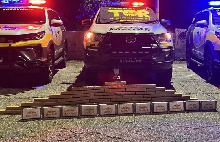 TOR apreende grande quantidade de drogas destinadas a Ubatuba