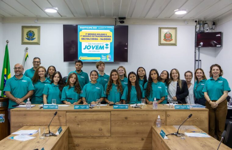 Mais de 50 jovens tomam posse no Parlamento Jovem de São Sebastião