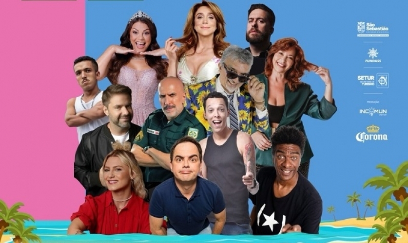 São Sebastião recebe festa de humor com grandes nomes em palco