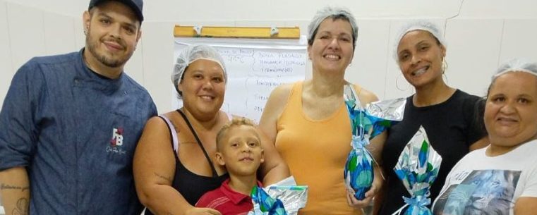 Mais de 100 famílias de Caraguatatuba ganham habilidades práticas em workshop de chocolate