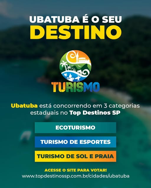 Ubatuba brilha no ranking dos destinos turísticos de São Paulo
