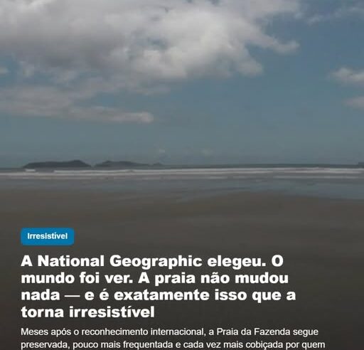 Ubatuba é destaque como quinta melhor praia do Brasil