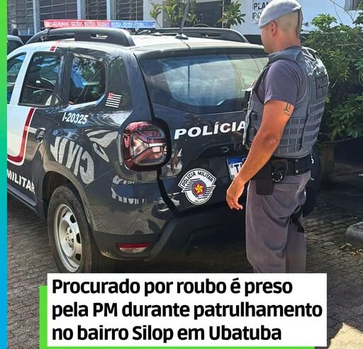 Homem procurado pela Justiça é preso em Ubatuba
