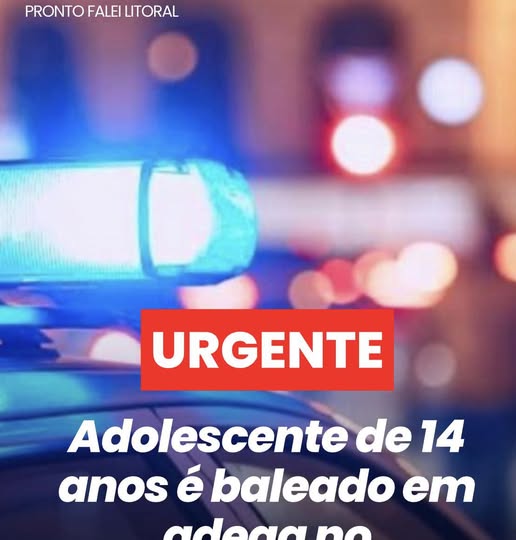 Tiroteio em Ubatuba deixa adolescente baleado