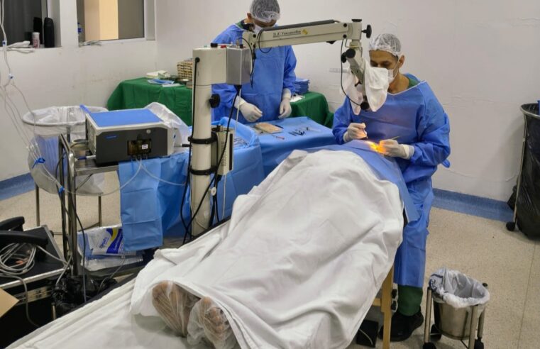 Mutirão oftalmológico amplia atendimentos e programa atinge 110 cirurgias