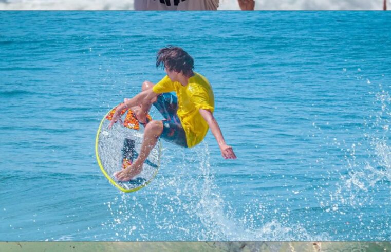 Atletas de Ubatuba brilham no skimboard mundial