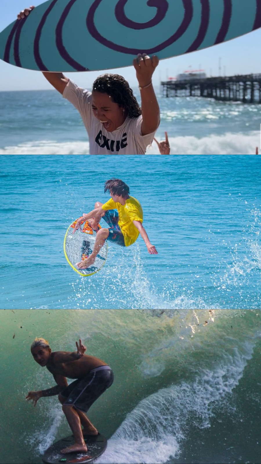 Atletas de Ubatuba brilham no skimboard mundial