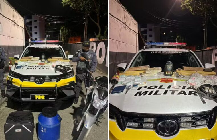 Homem preso com arma e drogas em rodovia